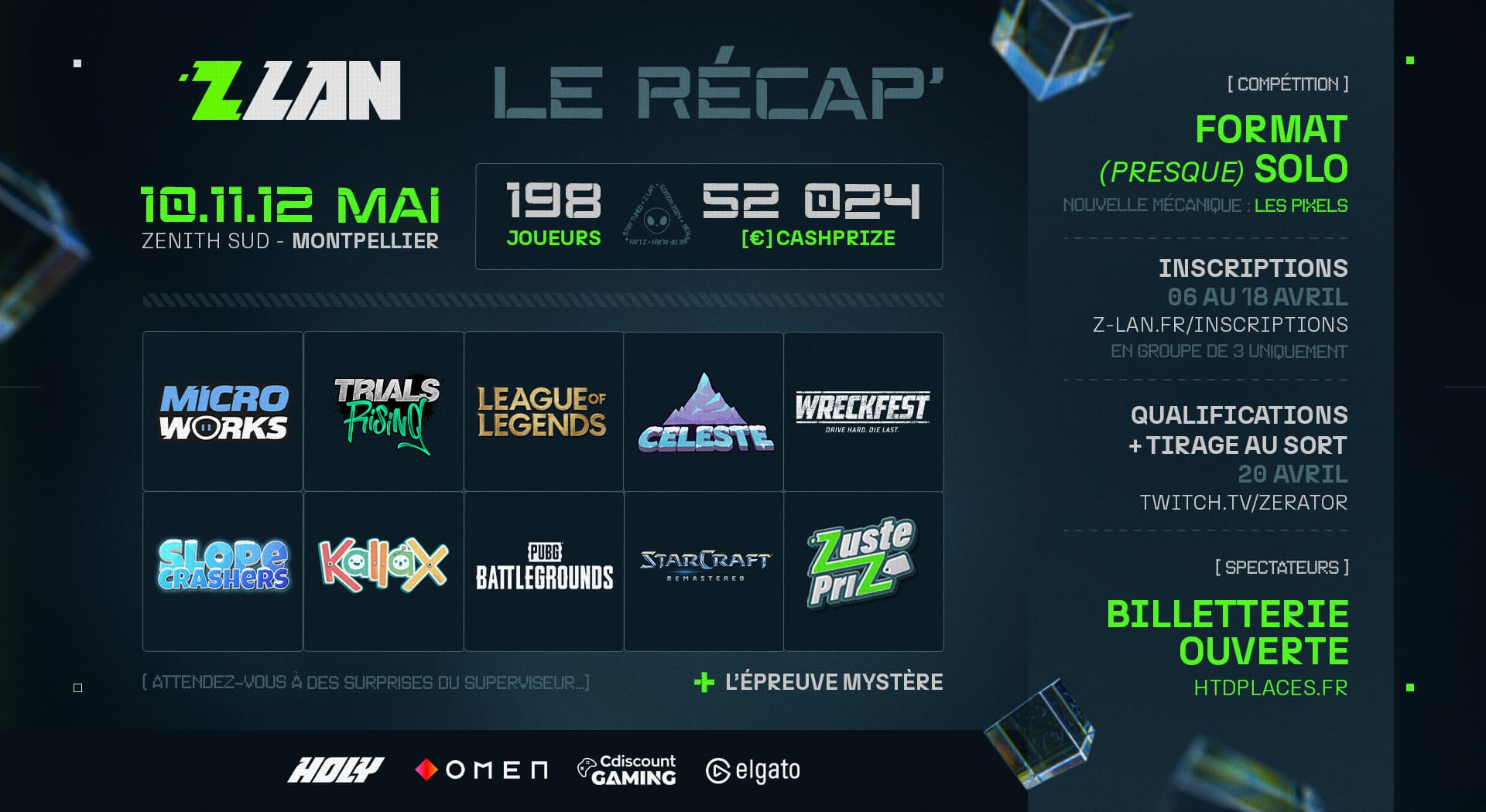 Visuel de la ZLAN 2024 avec les informations essentielles